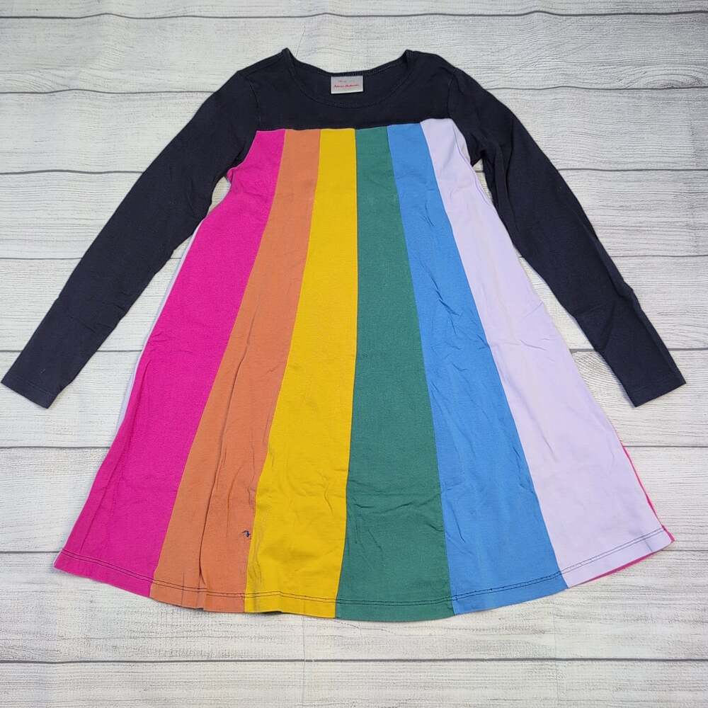 8 Hanna Andersson Rainbow Swing Dress